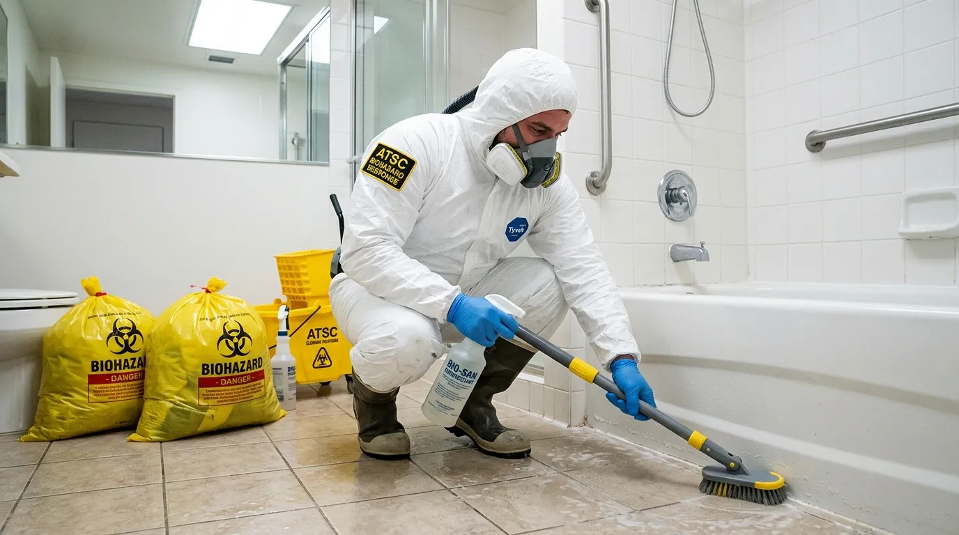 Decontamination equipment deployed for Blood Cleanup in Loudon